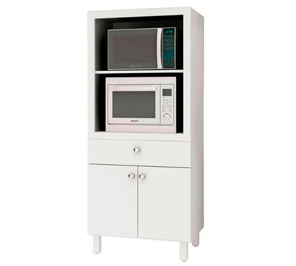 Balcão Para Forno e Microondas BL3305 Branco Tecno Mobili