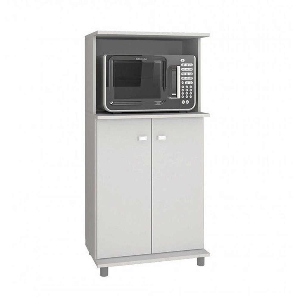 Balcão com 02 Portas BL3307 Branco - Tecno Mobili