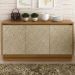 Balcao Buffet 03 Portas 160cm BB2611 Natural Palha Tecno Mobili
