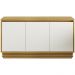 Balcao Buffet 3 Portas 160 cm BB2610 Natural Off White Tecno Mobili