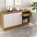 Balcao Buffet 3 Portas 160 cm BB2610 Natural Off White Tecno Mobili