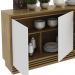 Balcao Buffet 3 Portas 160 cm BB2610 Natural Off White Tecno Mobili