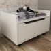 Balcao Gabinete 60 cm 1 Gaveta e 4 Rodizios BN3647 Branco Tecno Mobili