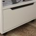 Balcao Gabinete 60 cm 1 Gaveta e 4 Rodizios BN3647 Branco Tecno Mobili