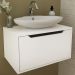 Balcao Gabinete 60 cm 1 Porta Basculante BN3646 Branco Tecno Mobili