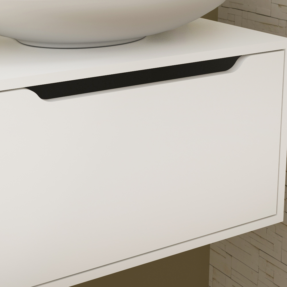 Balcao Gabinete 60 cm 1 Porta Basculante BN3646 Branco Tecno Mobili