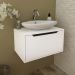 Balcao Gabinete 60 cm 1 Porta Basculante BN3646 Branco Tecno Mobili