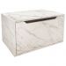 Balcao Gabinete 60 cm 1 Porta Basculante BN3646 Marmore Branco Tecno Mobili