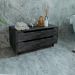 Balcao Gabinete Com 2 Gavetas e 4 Rodizios BN3643 Marmore Lunar Tecno Mobili