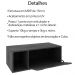 Balcao Gabinete Para Banheiro 1 Porta BN3644 Marmore Lunar Tecno Mobili