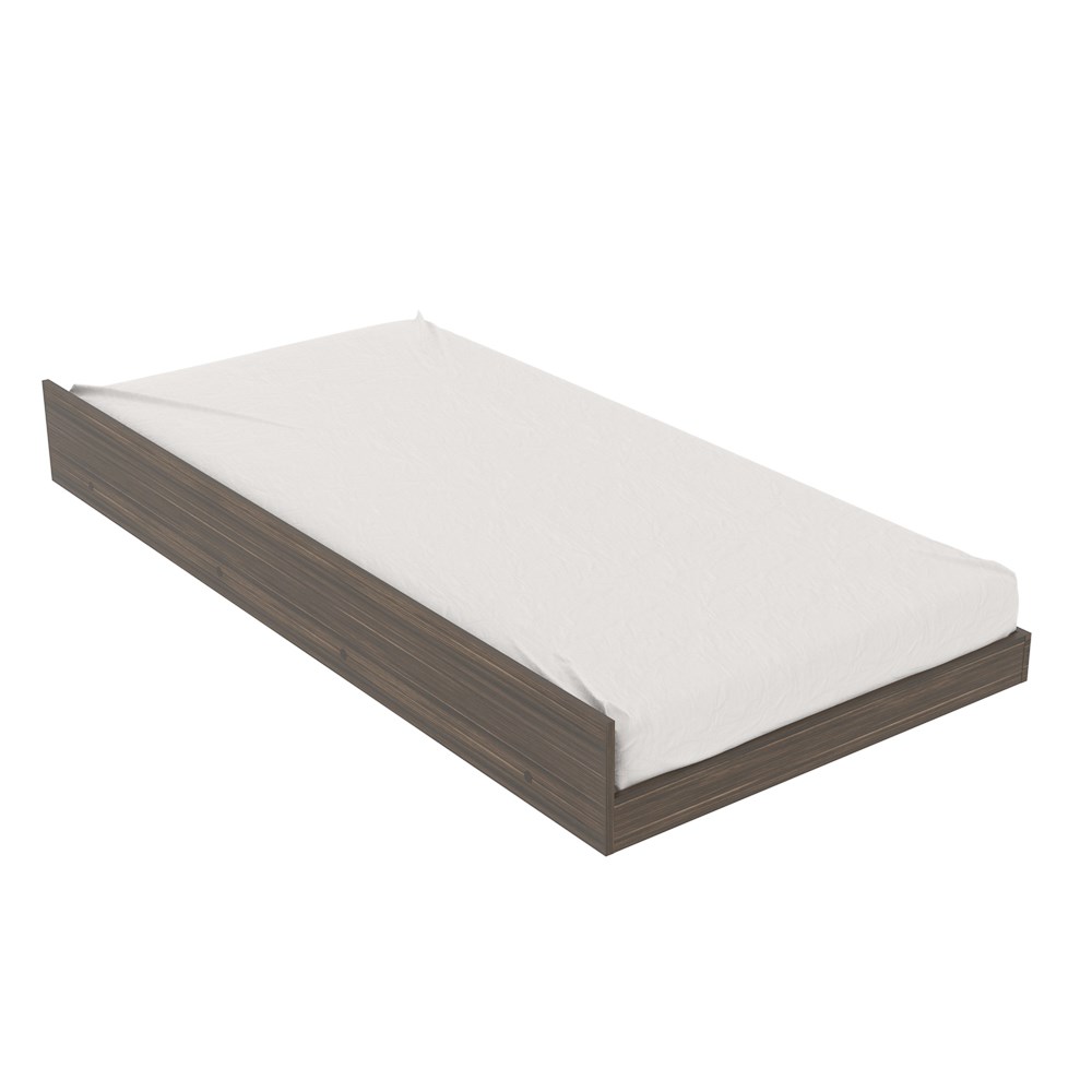 Cama Auxiliar Solteiro CM8008 Nogal - Tecno Mobili
