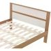 Cama Casal CM8005 Amendoa Branco Tecno Mobili