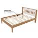 Cama Casal CM8007 Amendoa Branco Tecno Mobili