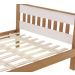 Cama Casal CM8007 Amendoa Branco Tecno Mobili