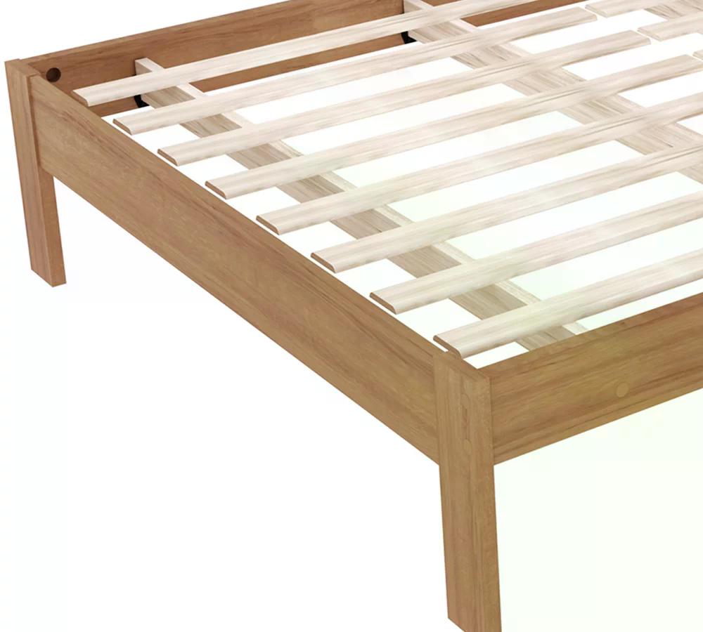 Cama Casal CM8007 Amendoa Branco Tecno Mobili
