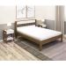 Cama Casal CM8007 Branco Nogal Tecno Mobili