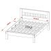 Cama Casal CM8007 E 02 Mesas De Cabeceira AZ1016 QT6 Amendoa Branco Tecno Mobili