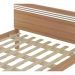 Cama Casal CM8009 Amendoa Branco Tecno Mobili