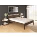 Cama Casal CM8009 Nogal Branco Tecno Mobili