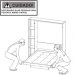 Cama Retratil De Parede Casal CM8014 Branco Tecno Mobili