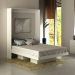 Cama Retratil De Parede Casal CM8016 Branco Tecno Mobili