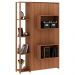 Cama Retratil De Parede Solteiro CM8013 Amendoa Tecno Mobili