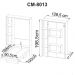 Cama Retratil De Parede Solteiro CM8013 Amendoa Tecno Mobili
