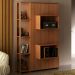 Cama Retratil De Parede Solteiro CM8013 Amendoa Tecno Mobili