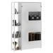 Cama Retratil De Parede Solteiro CM8013 Branco Tecno Mobili