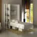 Cama Retratil De Parede Solteiro CM8013 Branco Tecno Mobili