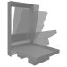 Cama Retratil De Parede Solteiro CM8015 Amendoa Tecno Mobili