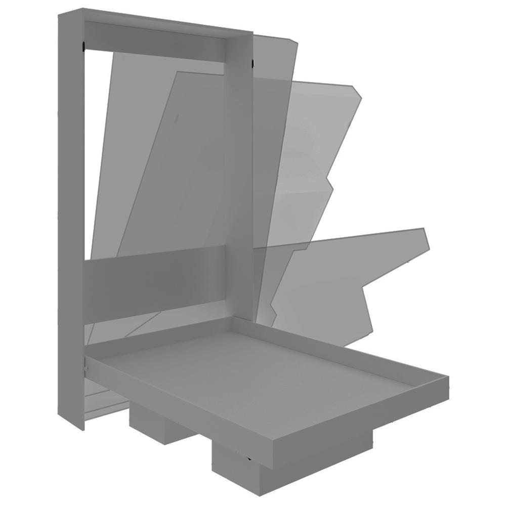 Cama Retratil De Parede Solteiro CM8015 Amendoa Tecno Mobili
