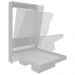 Cama Retratil De Parede Solteiro CM8015 Branco Tecno Mobili