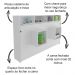 Cama Retratil Horizontal Solteiro CM8020 Branco Tecno Mobili