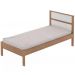 Cama Solteiro CM8004 Amendoa Branco Tecno Mobili