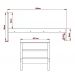 Cama Solteiro CM8004 Amendoa Branco Tecno Mobili