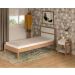 Cama Solteiro CM8004 Amendoa Branco Tecno Mobili