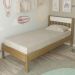 Cama Solteiro CM8006 Amendoa Branco Tecno Mobili