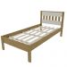 Cama Solteiro CM8006 Amendoa Branco Tecno Mobili