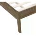 Cama Solteiro CM8006 E Mesa De Cabeceira AZ1016 QT5 Nogal Branco Tecno Mobili