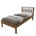 Cama Solteiro CM8006 Nogal Branco Tecno Mobili