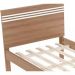 Cama Solteiro CM8010 Amendoa Branco Tecno Mobili