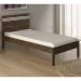 Cama Solteiro CM8010 Nogal Branco Tecno Mobili