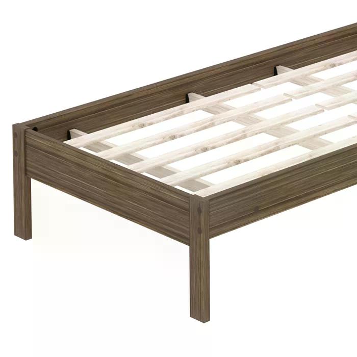 Cama Solteiro Com Auxiliar CM8004 CM8008 QT7 Nogal Branco Tecno Mobili