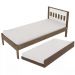 Cama Solteiro Com Auxiliar CM8006 CM8008 QT8 Nogal Branco Tecno Mobili