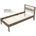 Cama Solteiro Com Auxiliar CM8006 CM8008 QT8 Nogal Branco Tecno Mobili