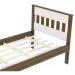 Cama Solteiro Com Auxiliar CM8006 CM8008 QT8 Nogal Branco Tecno Mobili