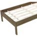 Cama Solteiro Com Auxiliar CM8006 CM8008 QT8 Nogal Branco Tecno Mobili