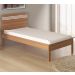 Cama Solteiro Com Auxiliar CM8010 CM8008 QT9 Amendoa Branco Tecno Mobili