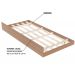 Cama Solteiro Com Auxiliar CM8010 CM8008 QT9 Amendoa Branco Tecno Mobili